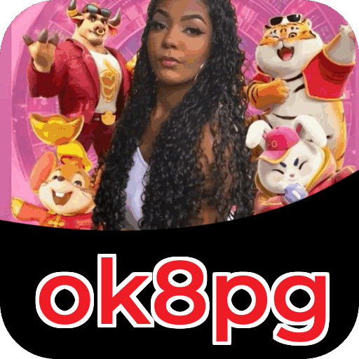 Interface do aplicativo ok8pg mostrando jogos disponíveis no iOS e Android